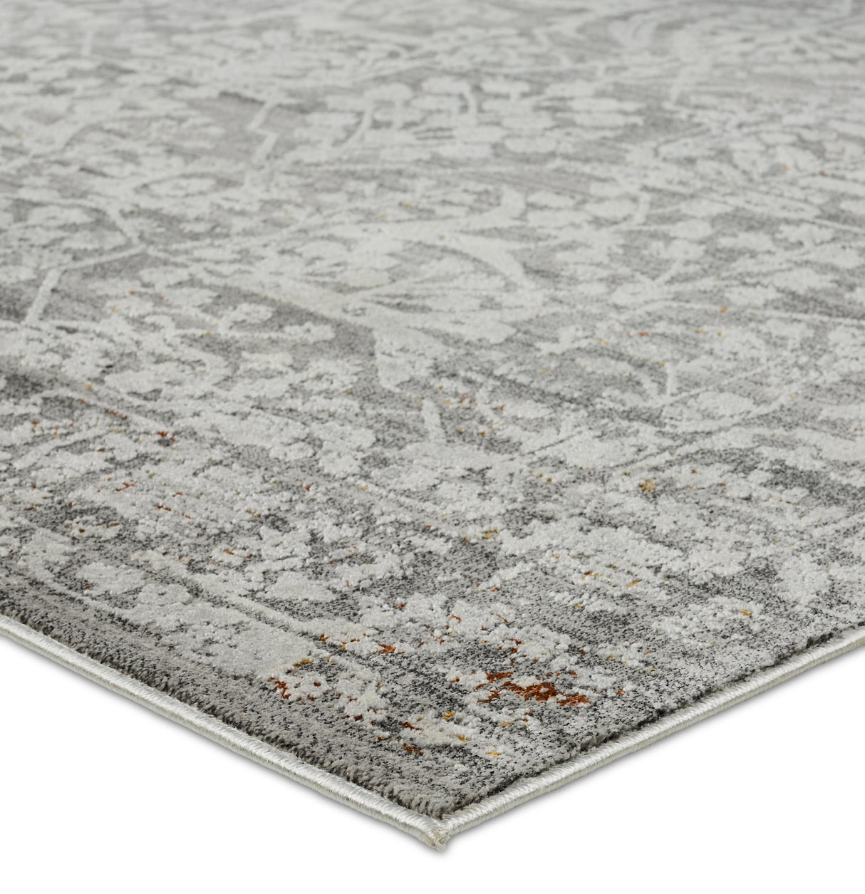 Jaipur Living Elvira Floral Gray/ Cream Area Rug (9'10"X12')
