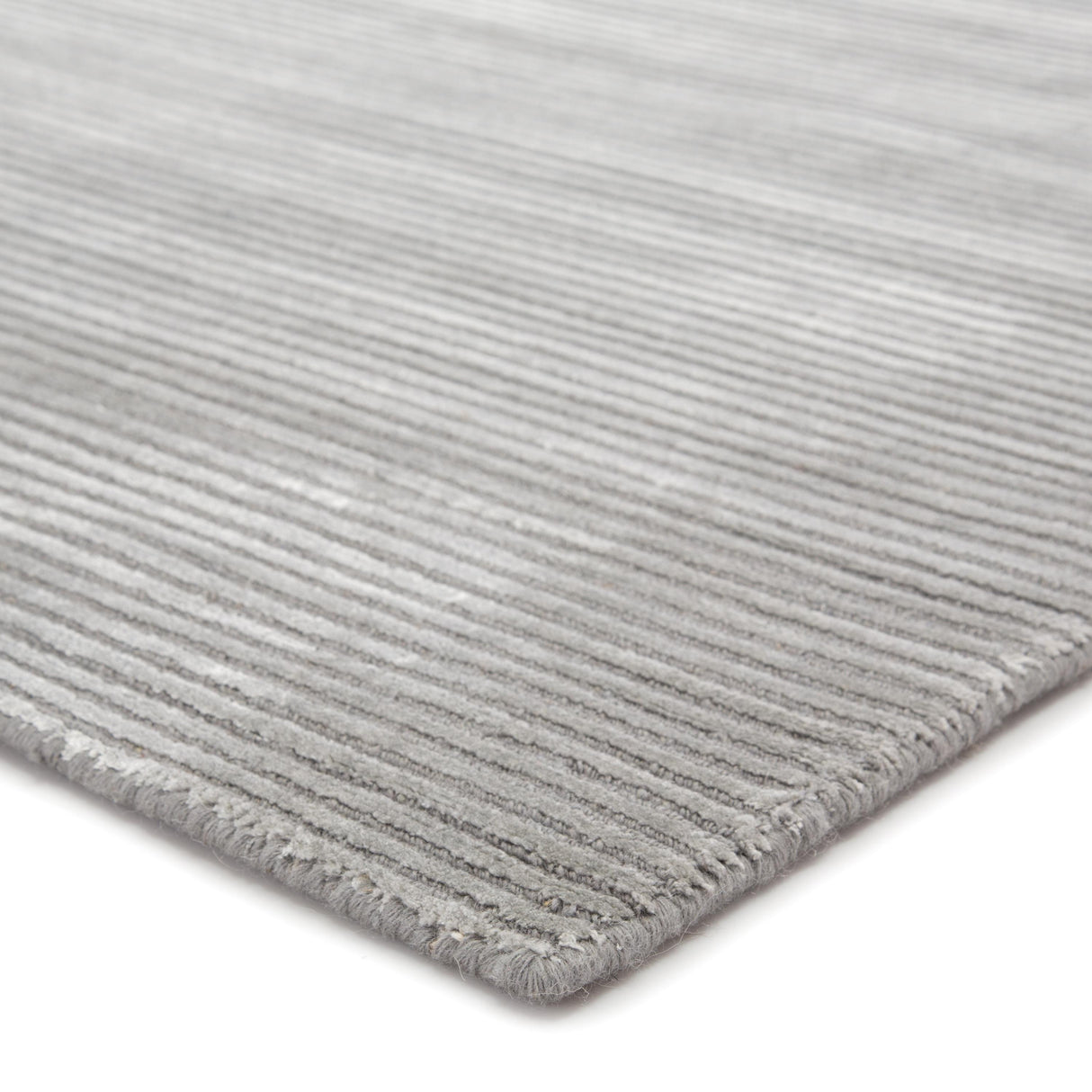 Jaipur Living Basis Handmade Solid Gray/ Silver Area Rug (8'X10')