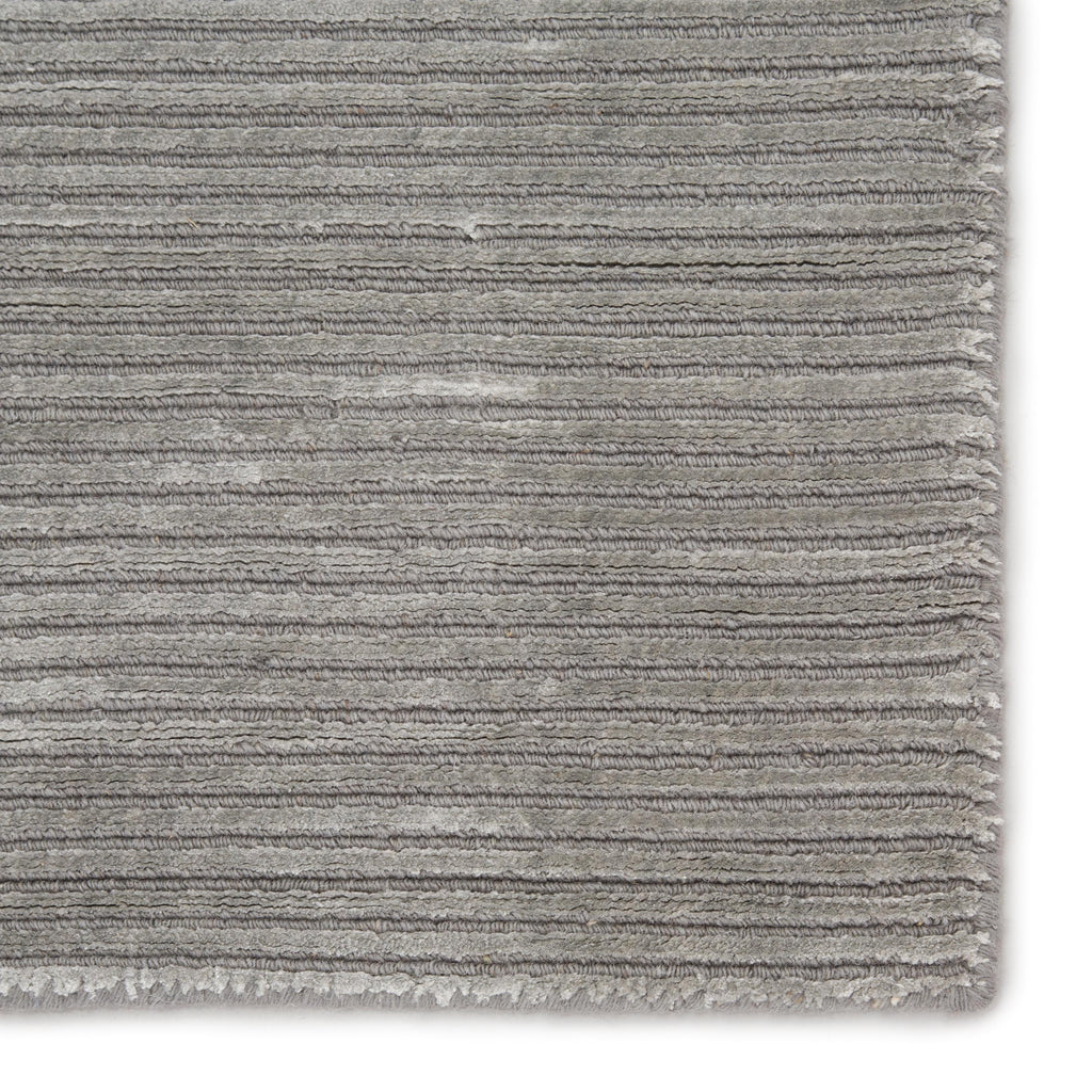 Jaipur Living Basis Handmade Solid Gray/ Silver Area Rug (8'X10')