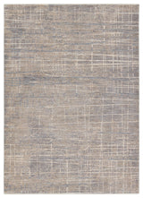 Jaipur Living Pinon Striped Silver/ Taupe Area Rug (5'X8')