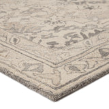 Jaipur Living Arabia Handmade Floral White/ Gray Area Rug (8'X10')