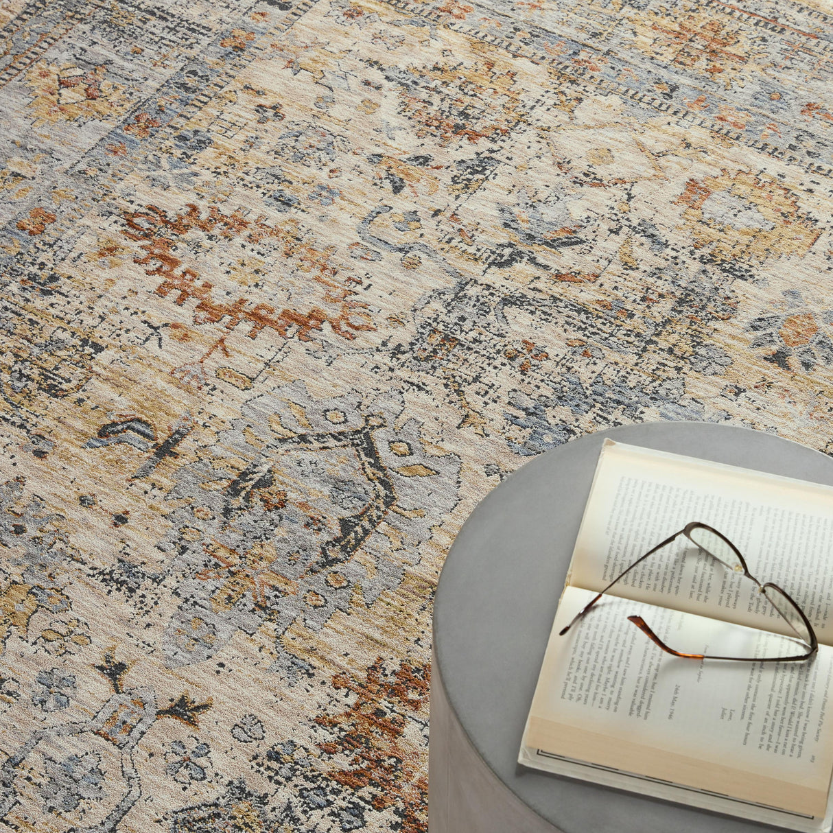 Jaipur Living Madison Floral Blue/ Beige Area Rug (8'X10')