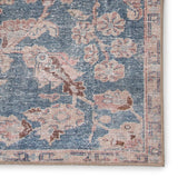 Jaipur Living Bardia Indoor/ Outdoor Oriental Blue/ Light Pink Runner Rug (2'6"X7'6")