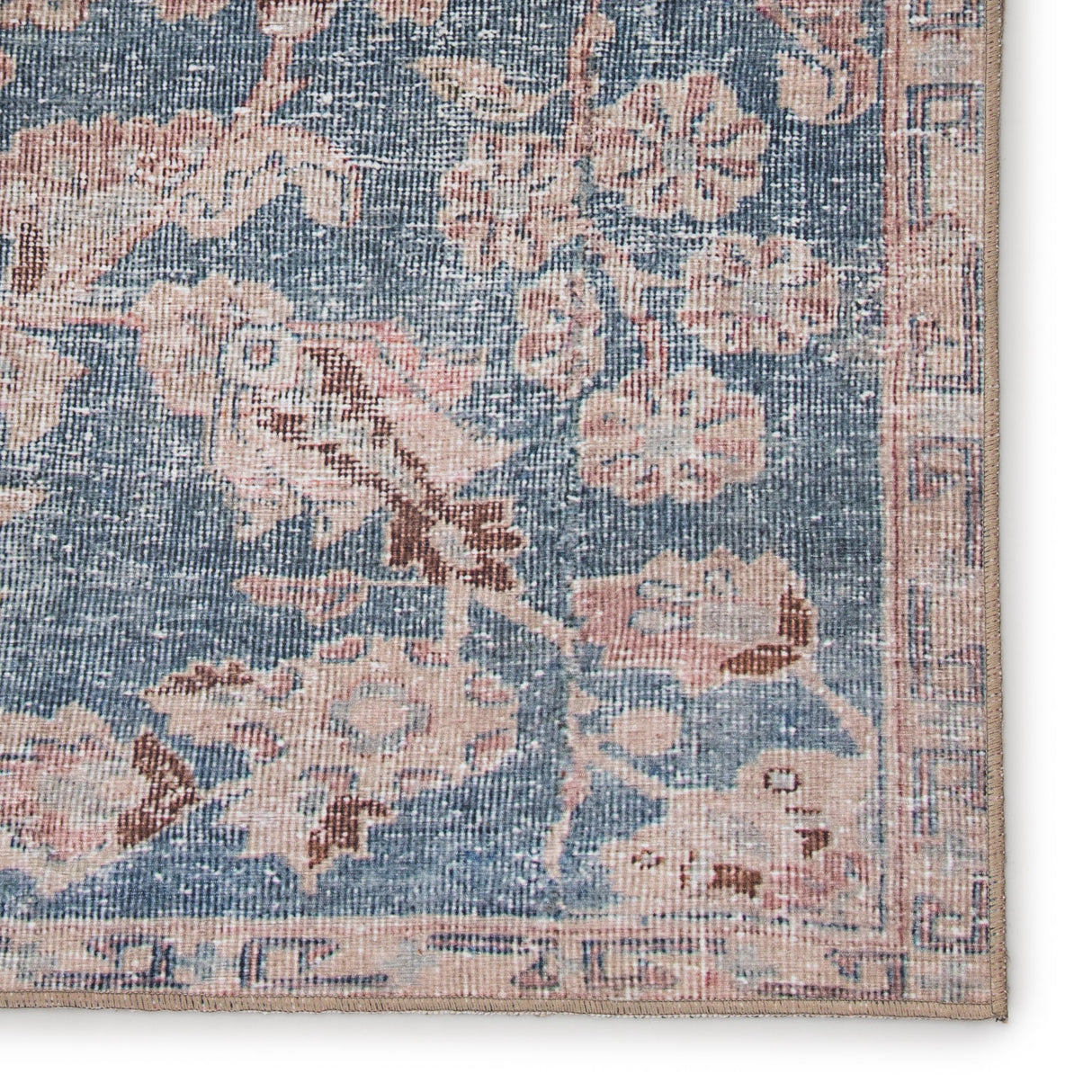 Jaipur Living Bardia Indoor/ Outdoor Oriental Blue/ Light Pink Area Rug (2'X3')