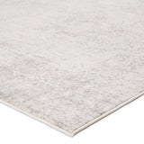 Jaipur Living Lianna Abstract Silver/ White Area Rug (3'11"X5'11")