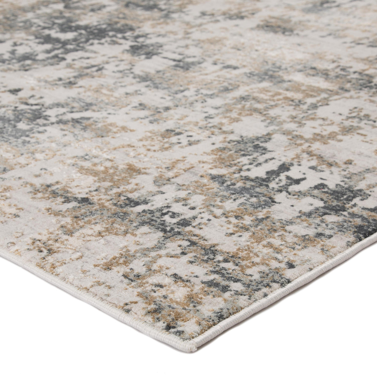 Jaipur Living Arvo Abstract White/ Dark Gray Area Rug (10'2"X14')