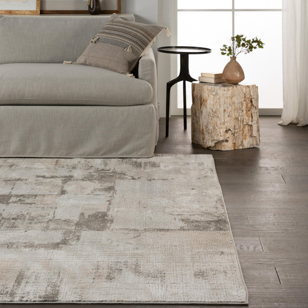 Jaipur Living Proto Abstract Cream/ Taupe Area Rug (5'3"X7'6")