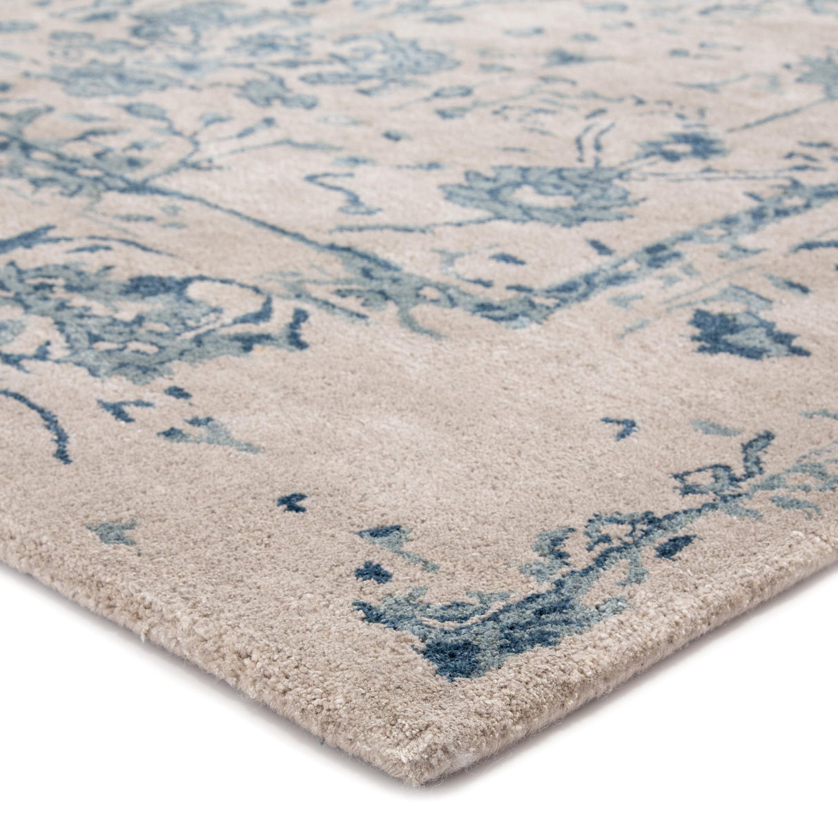 Jaipur Living Margate Handmade Oriental Light Gray/ Blue Area Rug (8'X10')