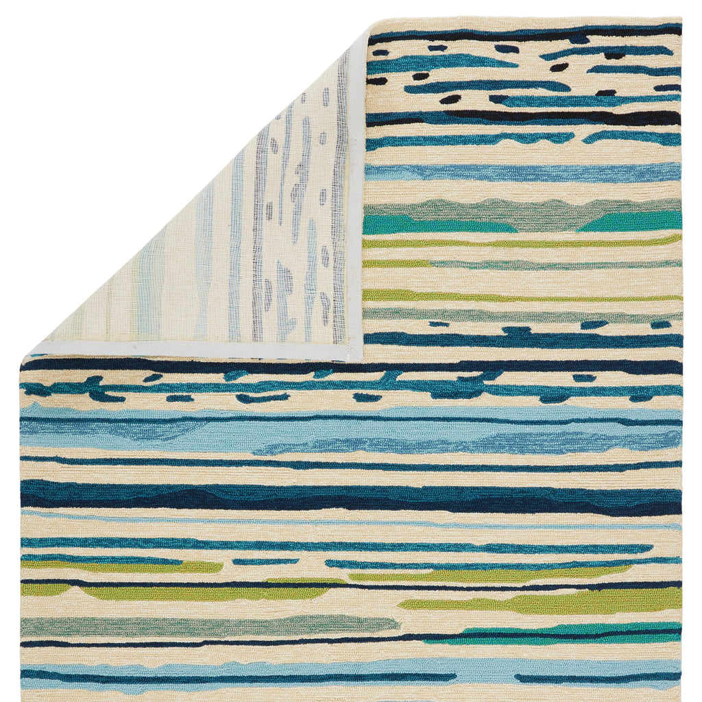 Jaipur Living Sketchy Lines Indoor/ Outdoor Abstract Blue/ Green Area Rug (2'X3')