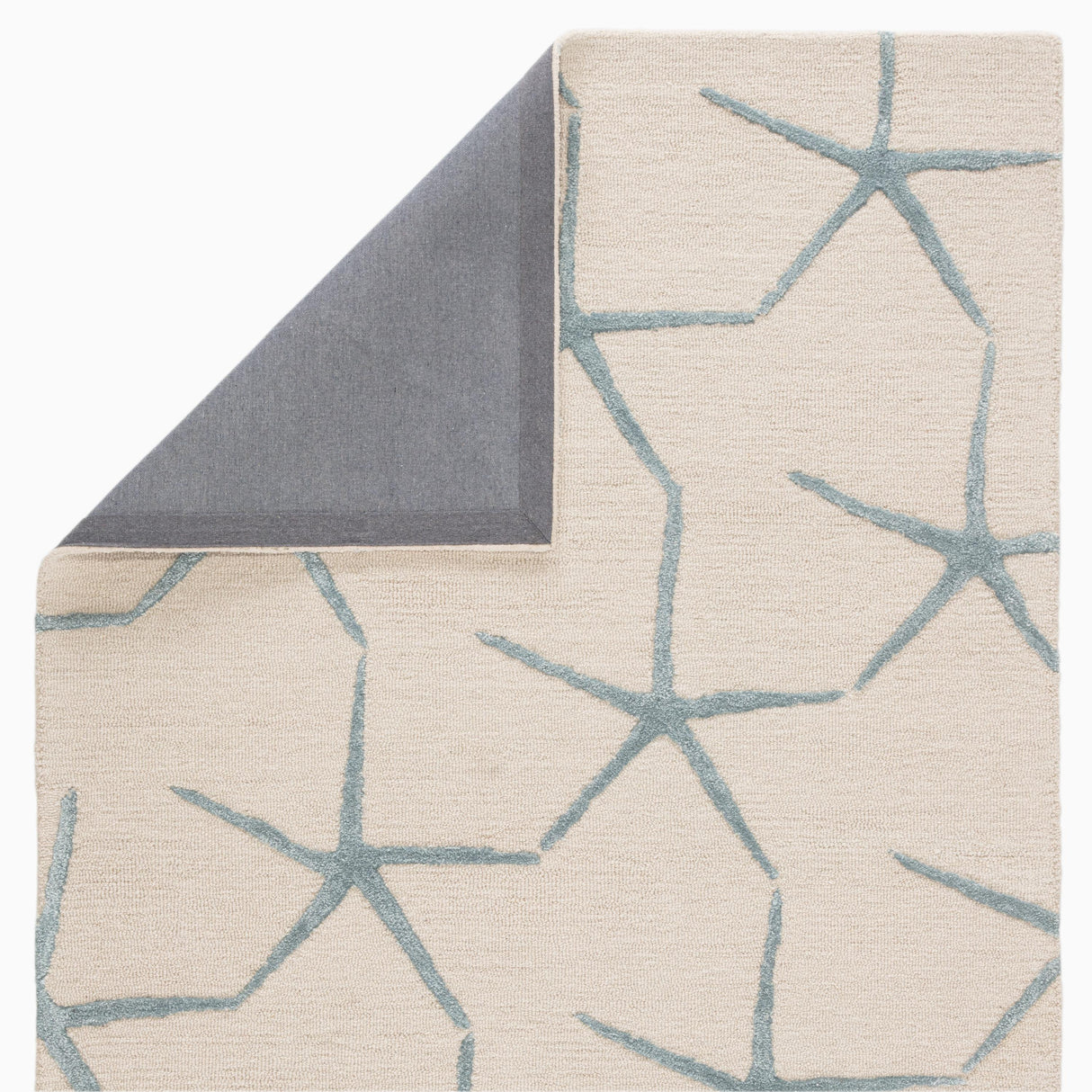 Jaipur Living Starfishing Handmade Animal Pattern White/ Blue Area Rug (8'X11')