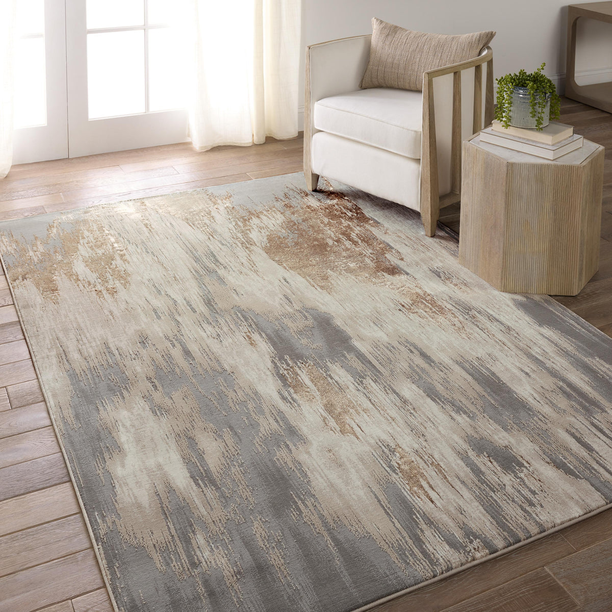 Jaipur Living Catalyst Ulysses Taupe / Gray 2'2
