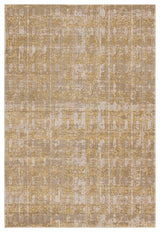 Jaipur Living Gimeas Geometric Gold/ Taupe Area Rug (6'7"X9'6")