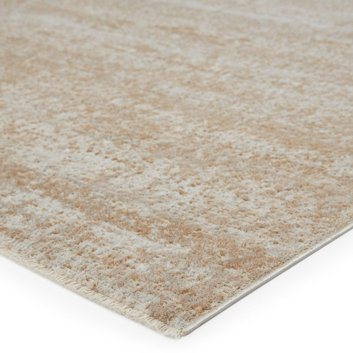 Vibe By Jaipur Living Evanthe Abstract Gold/ Ivory Area Rug (8'10"X12'7")