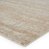 Vibe By Jaipur Living Evanthe Abstract Gold/ Ivory Area Rug (8'10"X12'7")