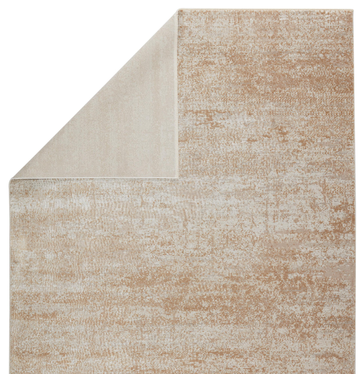 Vibe By Jaipur Living Evanthe Abstract Gold/ Ivory Area Rug (8'10"X12'7")