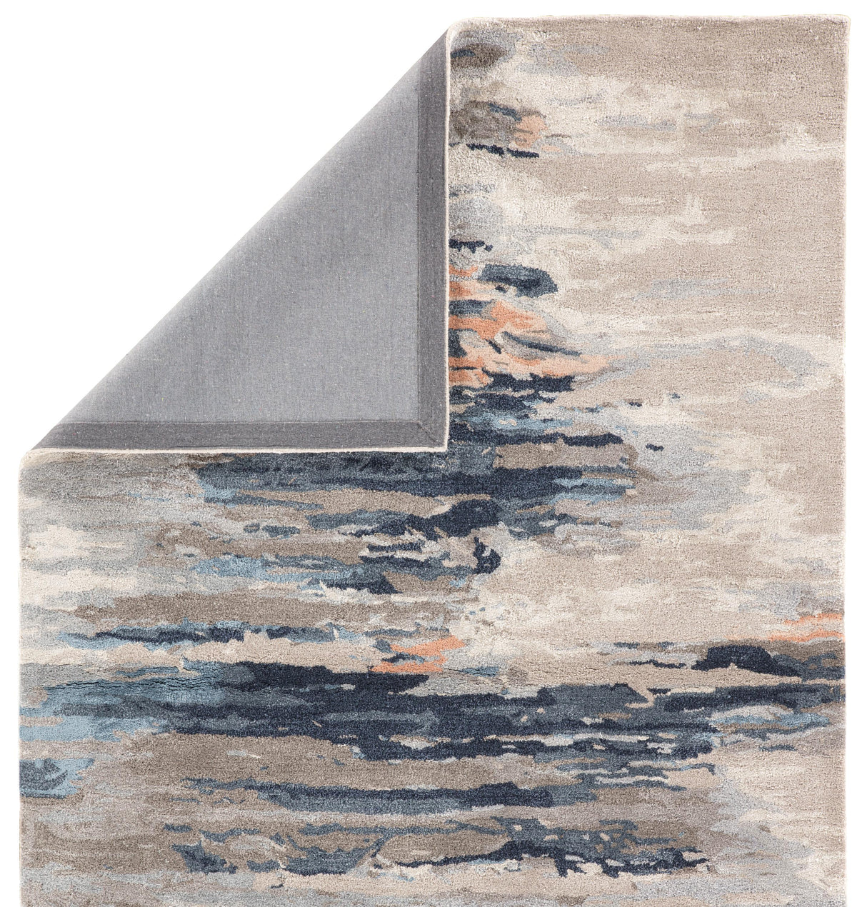 Jaipur Living Ryenn Handmade Abstract Blue/ Pink Area Rug (12'X18')