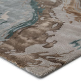 Jaipur Living Conley Handmade Abstract Teal/ Light Gray Area Rug (8'X11')