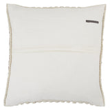 Jaipur Living Madur Textured Light Taupe/ Ivory Pillow Cover (22" Square)