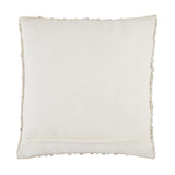 Jaipur Living Kaz Textured Light Gray/ Ivory Pillow Cover (22" Square)