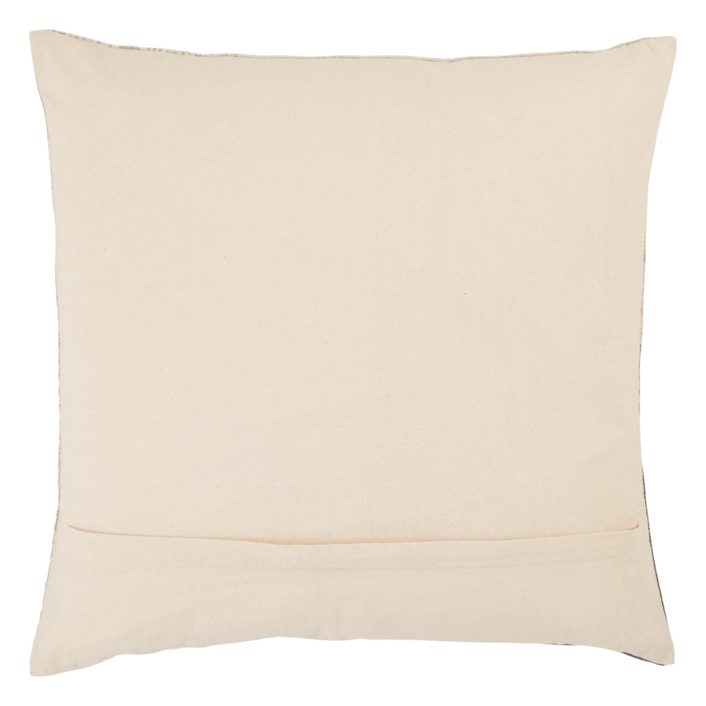 Vibe By Jaipur Living Ayami Tribal Gray/ Cream Pillow Cover (20" Square)
