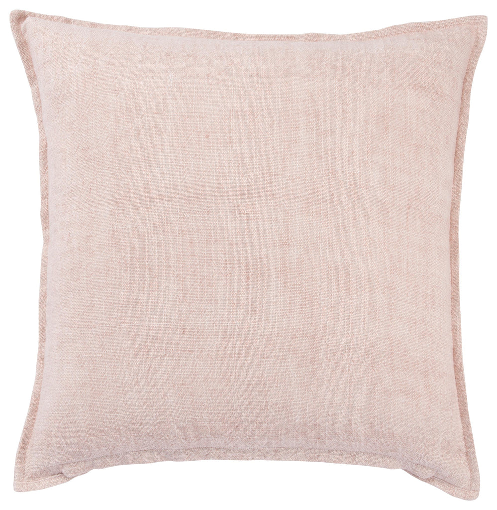 Jaipur Living Blanche Solid Light Pink Pillow Cover (22" Square)