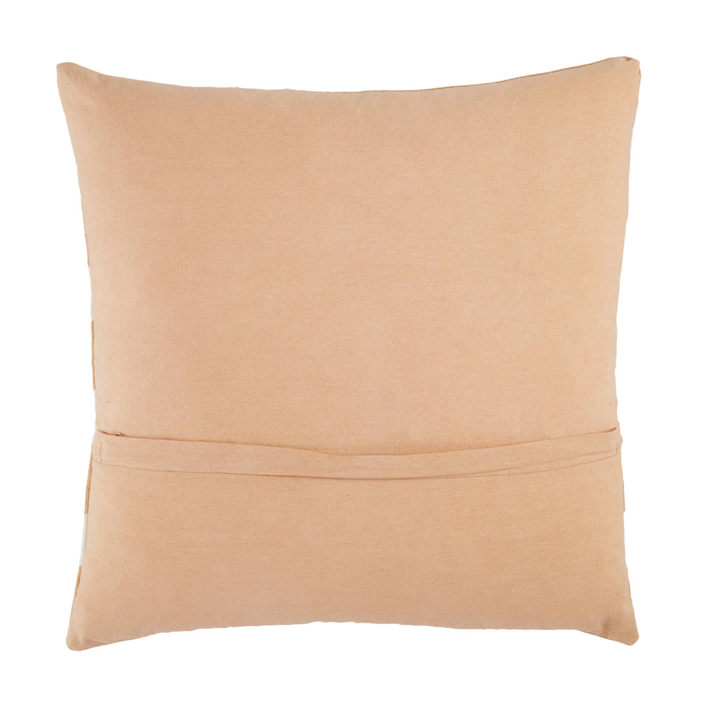 Jaipur Living Vanda Striped Light Tan/ Cream Pillow Cover (22" Square)
