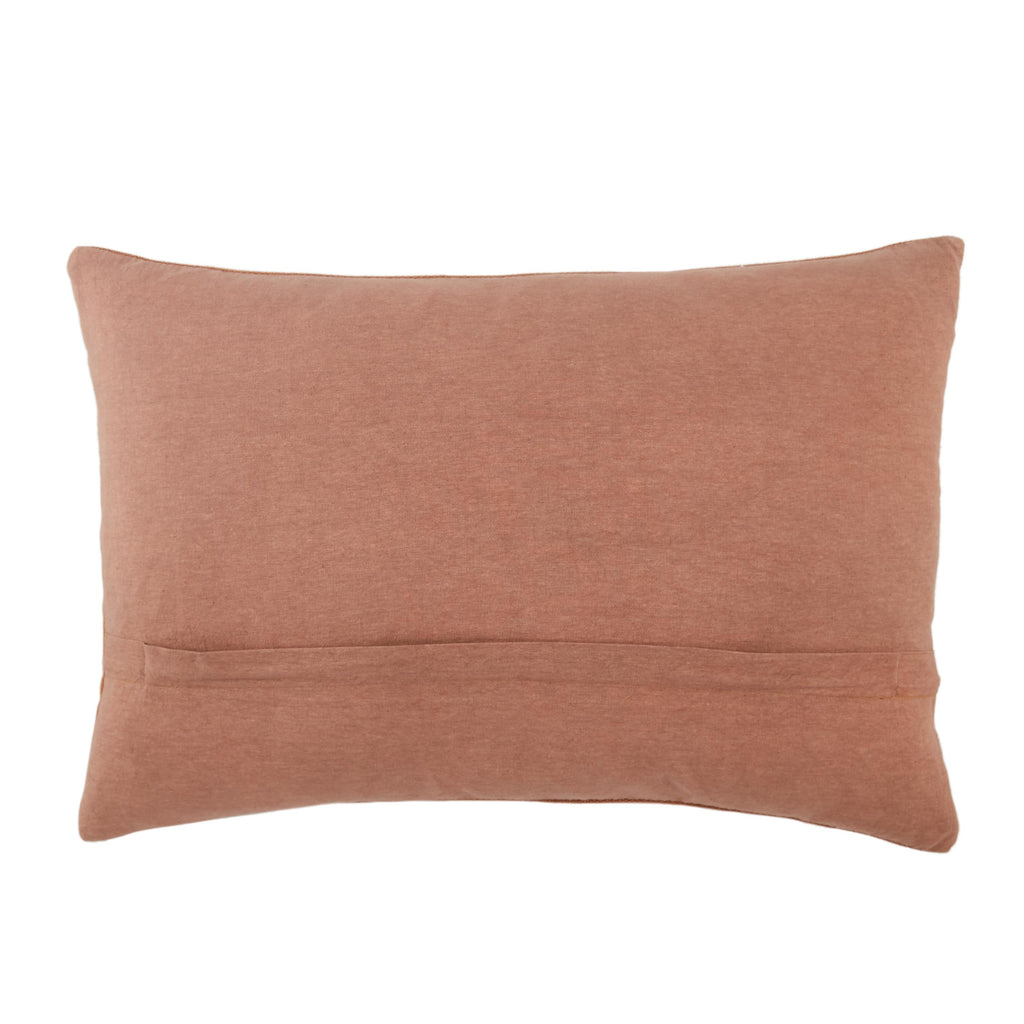 Jaipur Living Ikenna Tribal Terracotta/ Cream Pillow Cover (16"X24" Lumbar)