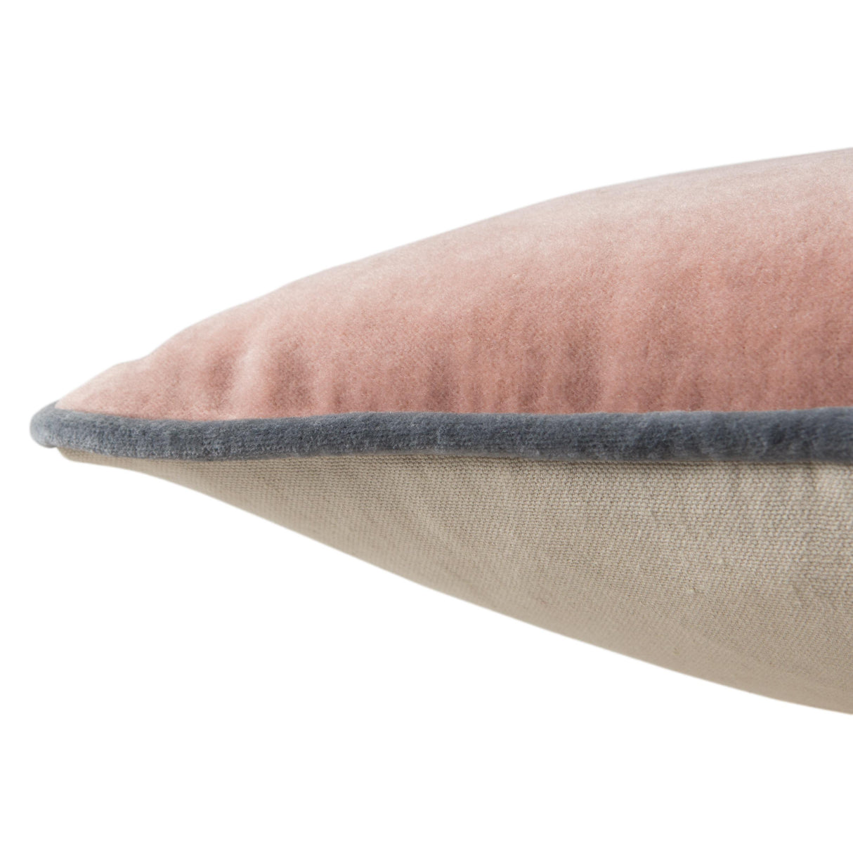 Jaipur Living Lyla Solid Blush/ Cream Pillow Cover (13"X21" Lumbar)