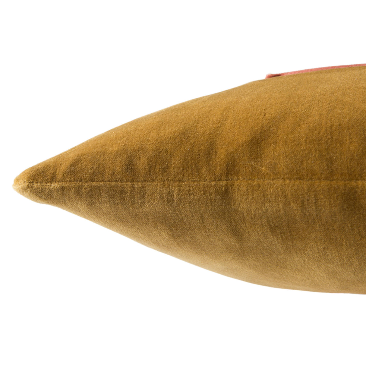 Jaipur Living Hendrix Bordered Gold/ Cream Pillow Cover (22" Square)