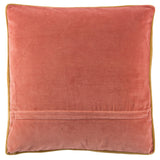 Jaipur Living Bryn Solid Pink/ Gold Pillow Cover (18" Square)