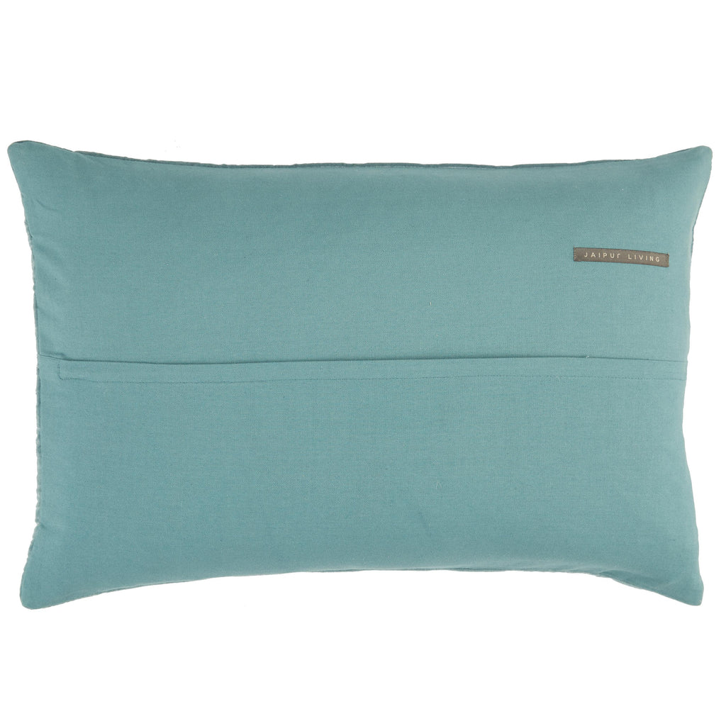 Jaipur Living Winchester Solid Blue Pillow Cover (16"X24" Lumbar)