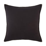 Jaipur Living Beaufort Solid Dark Gray/ White Pillow Cover (26" Square)