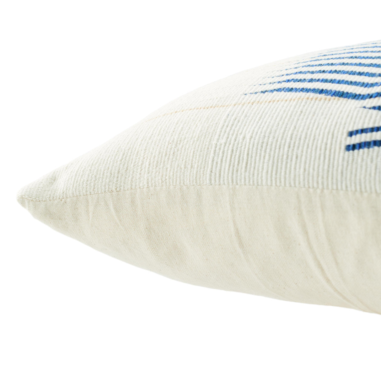 Jaipur Living Milak Tribal Blue/ Cream Pillow Cover (12"X24" Lumbar)