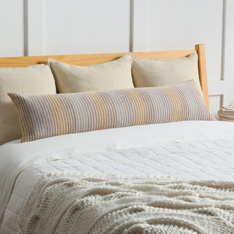 Jaipur Living Poilwa Tribal Multicolor/ Cream Pillow Cover (13"X48" Lumbar)