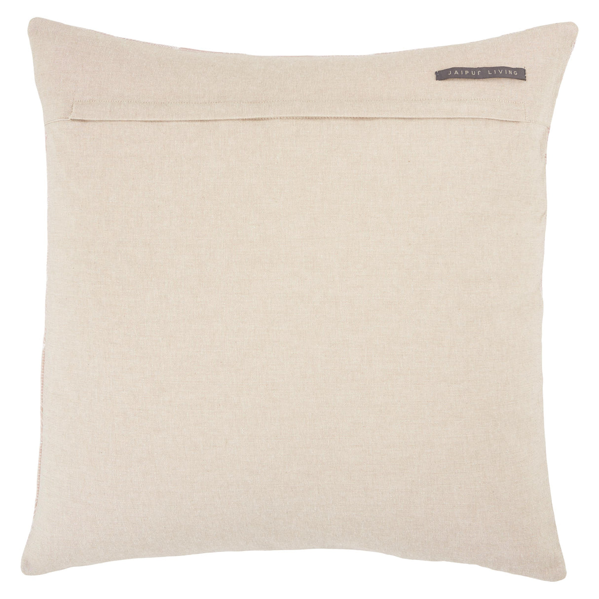 Jaipur Living Jacques Geometric Blush/ Silver Pillow Cover (22" Square)