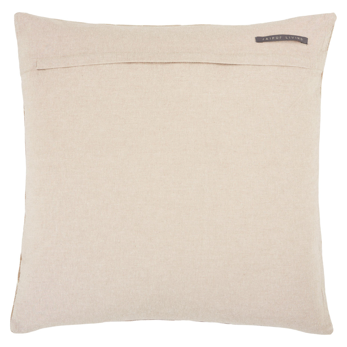 Jaipur Living Jacques Geometric Beige/ Silver Pillow Cover (22" Square)