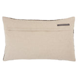Jaipur Living Colinet Trellis Dark Taupe/ Silver Pillow Cover (13"X21" Lumbar)