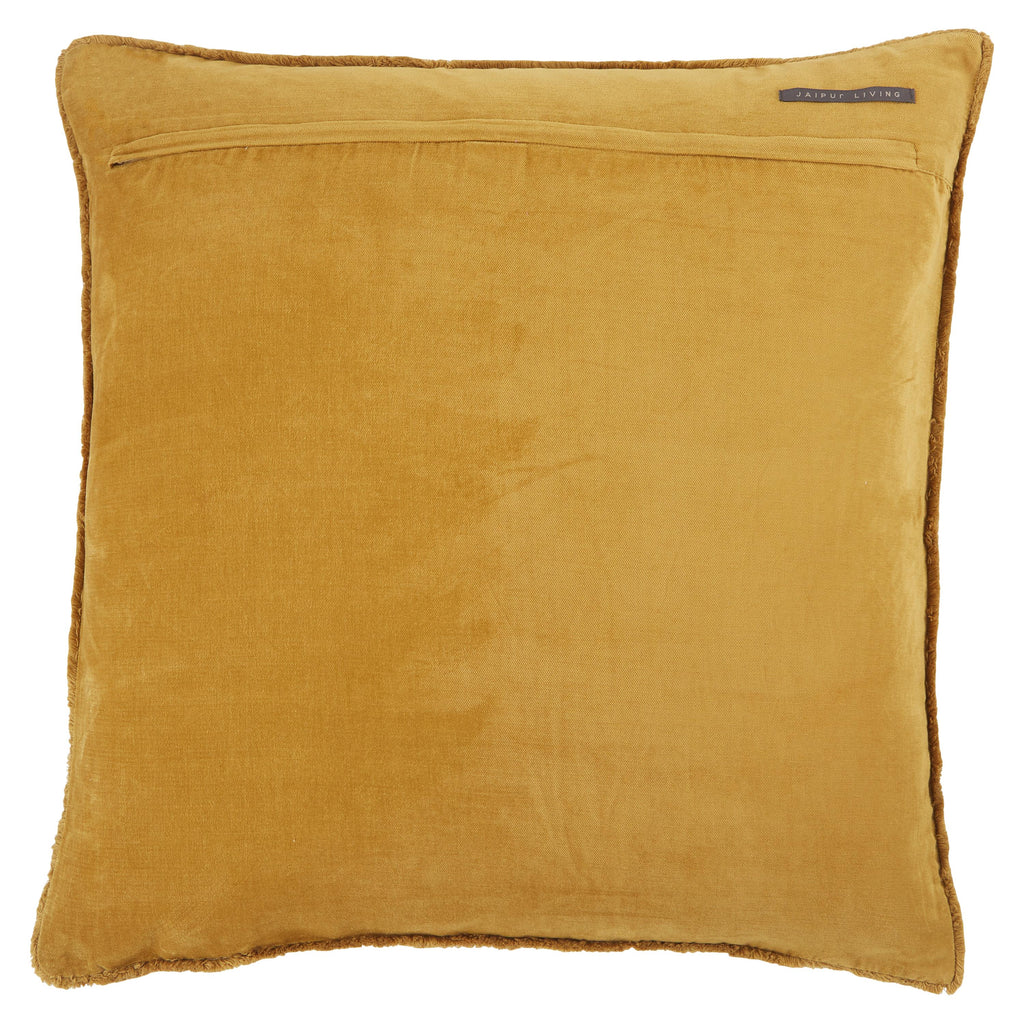 Jaipur Living Sunbury Solid Gold Pillow Cover (26" Square)