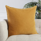 Jaipur Living Sunbury Solid Gold Pillow Cover (26" Square)