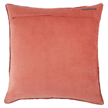 Jaipur Living Sunbury Solid Pink Pillow Cover (26" Square)