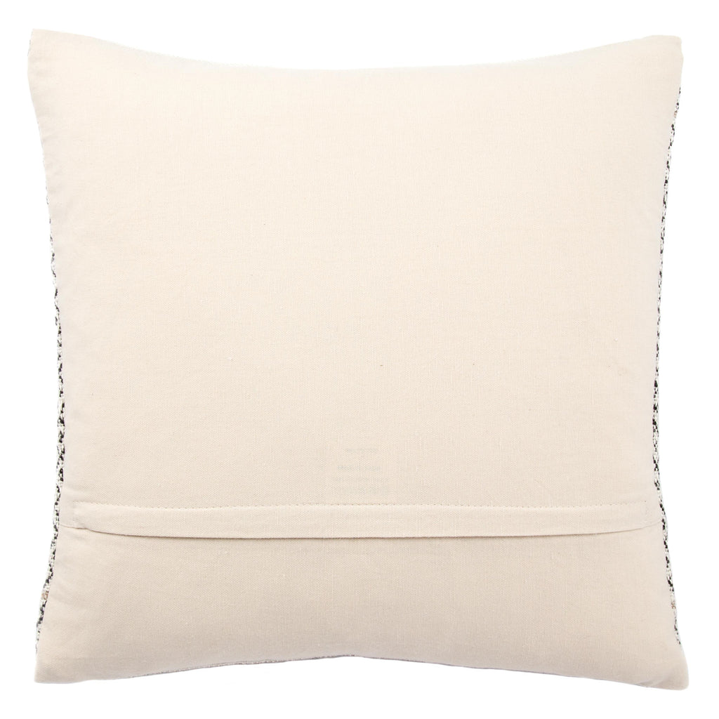 Jaipur Living Mariscopa Trellis Ivory/ Dark Gray Pillow Cover (18" Square)