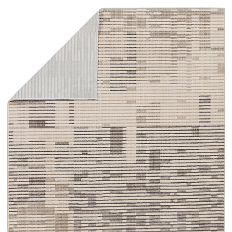 Jaipur Living Gravity Striped Gray/ Cream Area Rug (5'3"X8')