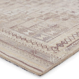 Kate Lester + Jaipur Living Davina Tribal Beige/ Burgundy Area Rug (7'6"X10')