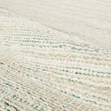 Jaipur Living Canterbury Natural Striped White/ Turquoise Area Rug (6'X9')