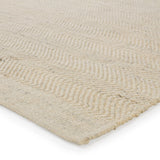 Kate Lester + Jaipur Living Esdras Handmade Solid Beige/ Ivory Area Rug (5'X8')