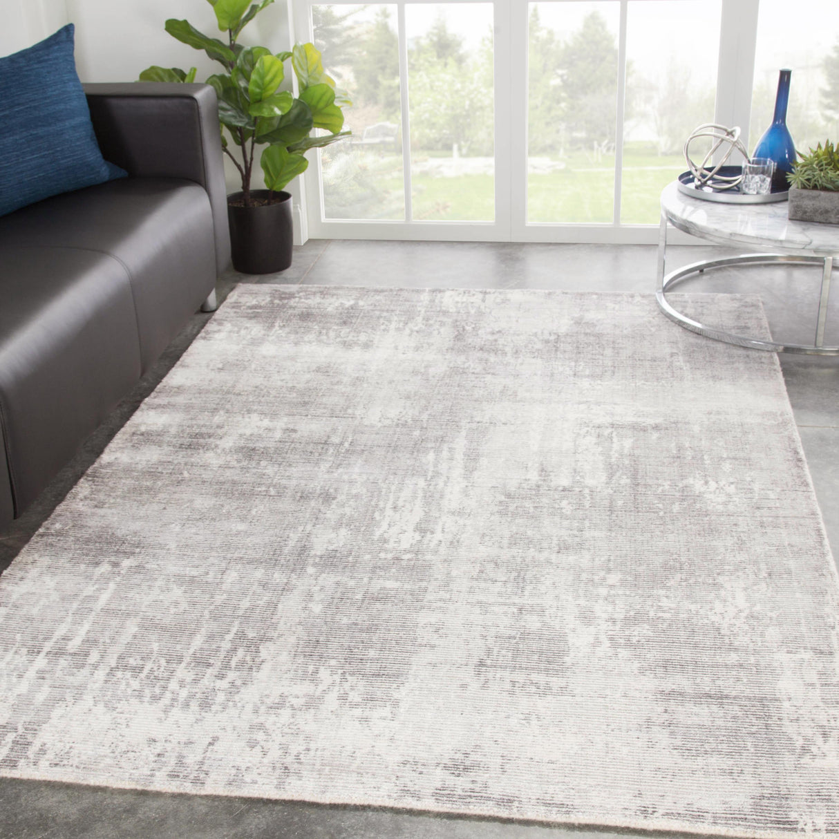 Jaipur Living Arabella Handmade Abstract Light Gray/ White Area Rug (6'X9')