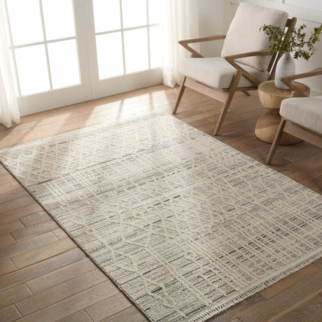 Jaipur Living Caiya Trellis Cream/ Gray Area Rug (4'X6')