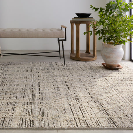 Jaipur Living Caiya Trellis Cream/ Gray Area Rug (4'X6')