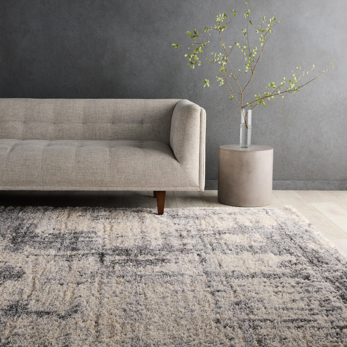 Jaipur Living Serenade Abstract Ivory/ Light Gray Area Rug (8'10"X11'9")