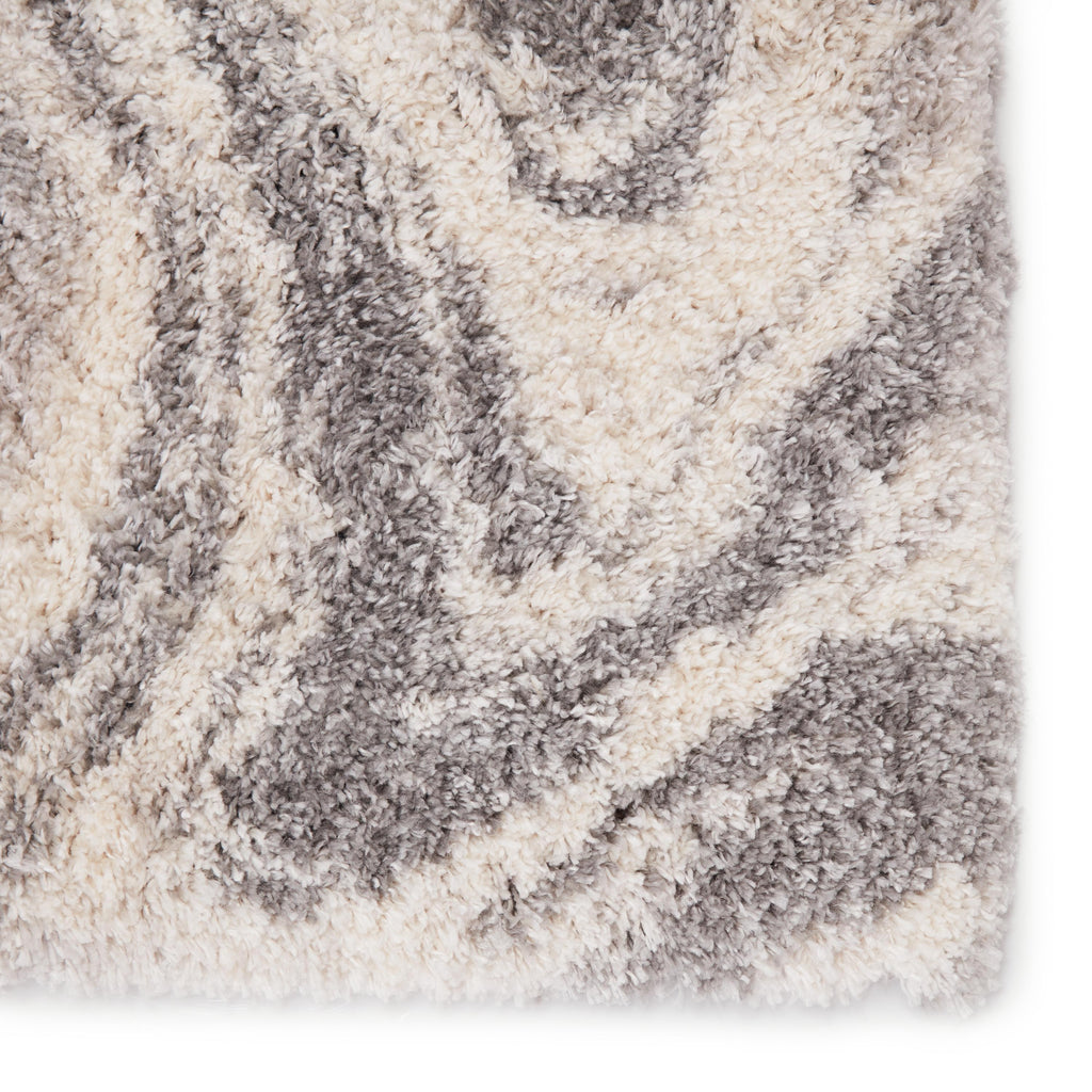 Jaipur Living Crescendo Abstract Gray/ Ivory Area Rug (5'3"X7'7")